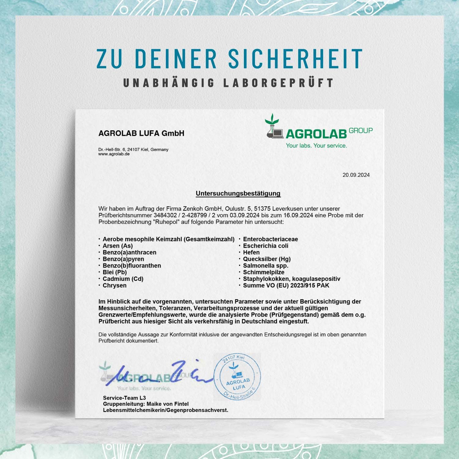 Anti Stress* Komplex mit Ashwagandha & Rosenwurz (Rhodiola Rosea Extrakt) - Ruhepol - NATURTREU®