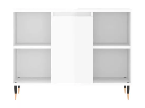 Armoire de salle de bain blanc brillant 80x33x60 cm
