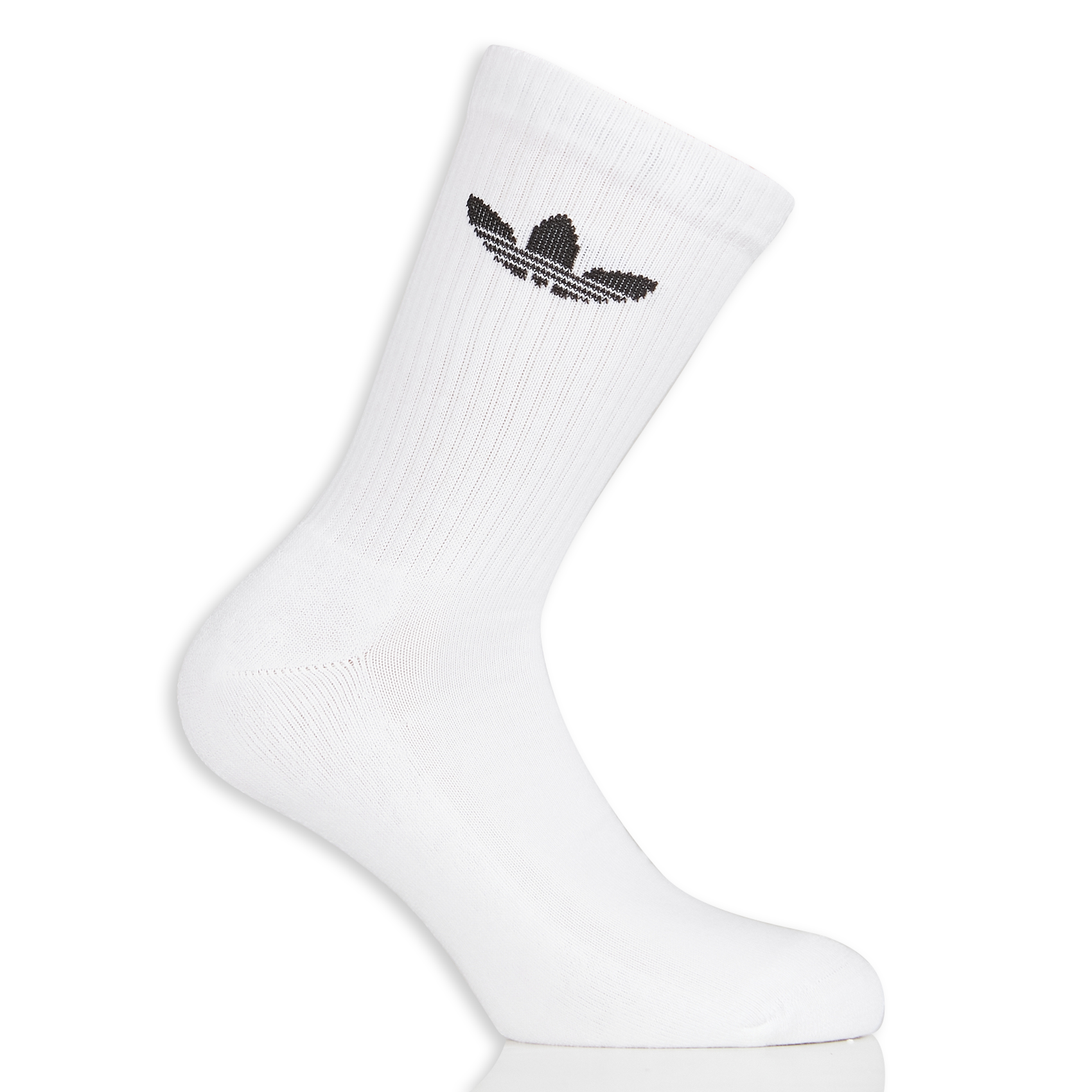 TREFOIL - Lot de 3 paires de chaussettes hautes en coton mélangé | Blanc