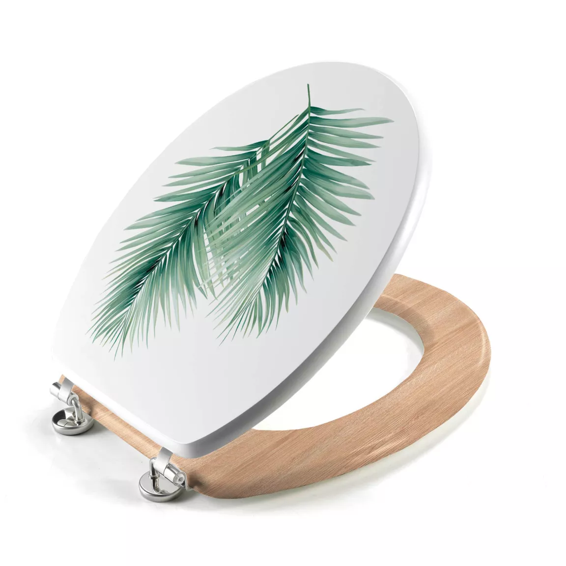 Abattant WC bois (37 x 46 cm) Havane Vert