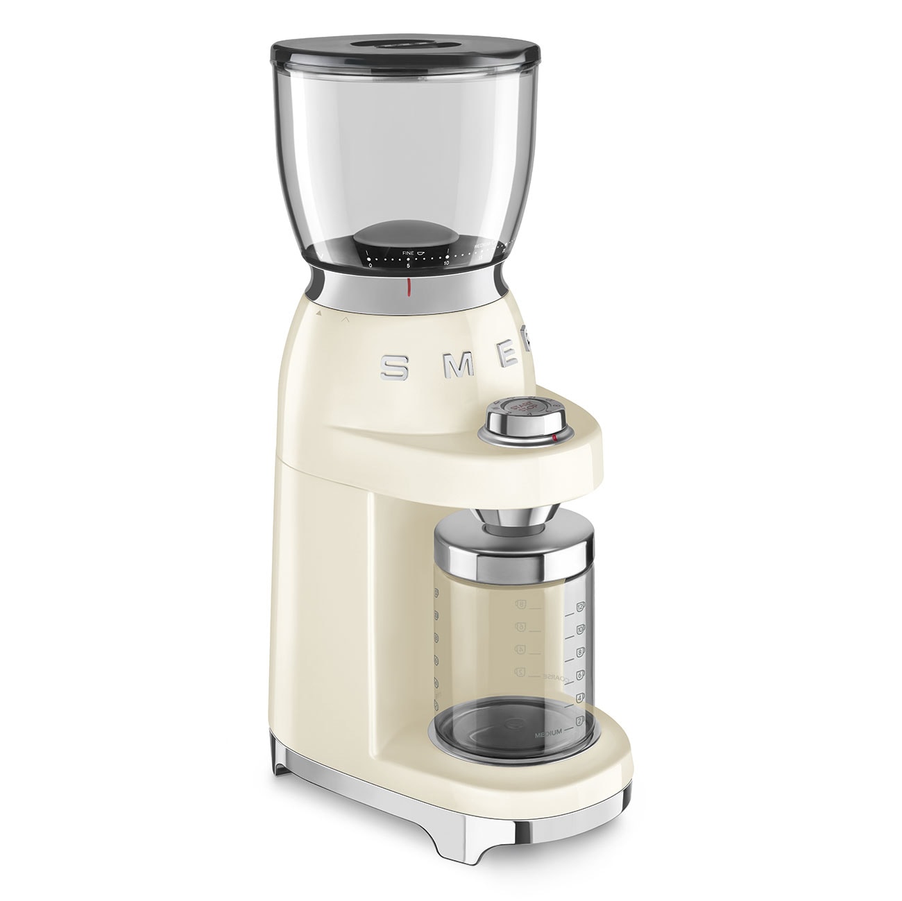 SMEG Kaffeemühle creme 50's Style elektrisch
