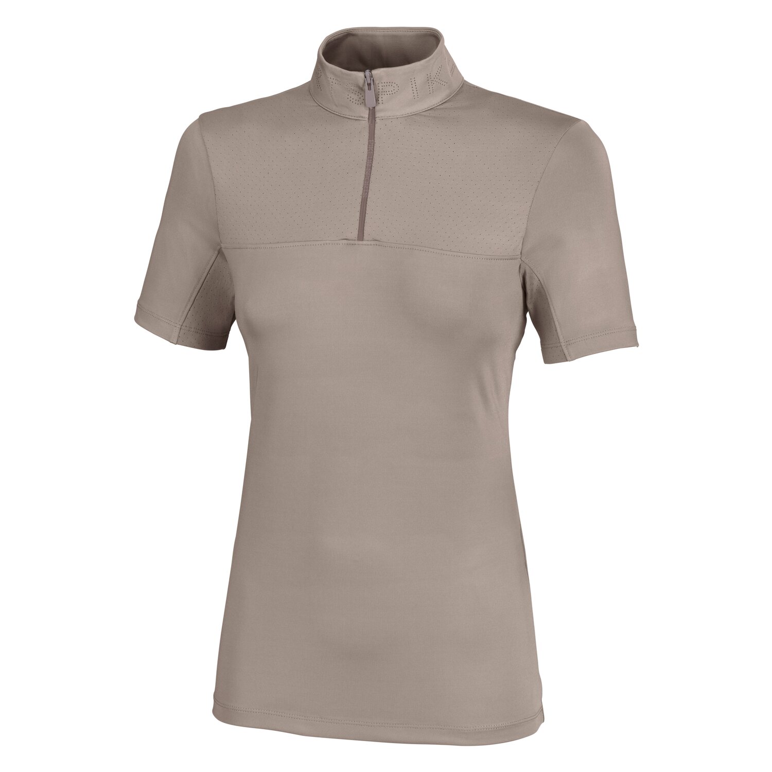 PIKEUR Sports Funktions-Lasercut-Shirt - soft greige