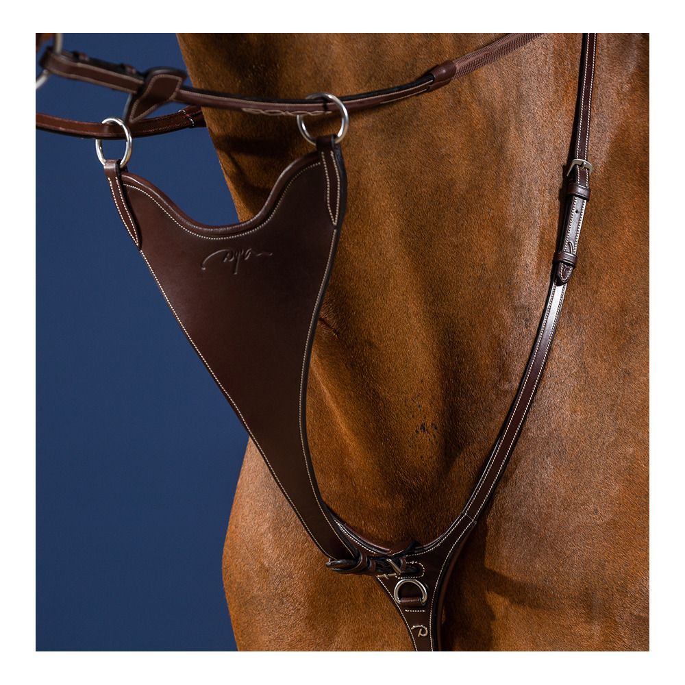 Dy'on US COLLECTION - Fourchette de martingale pleine rigide brun