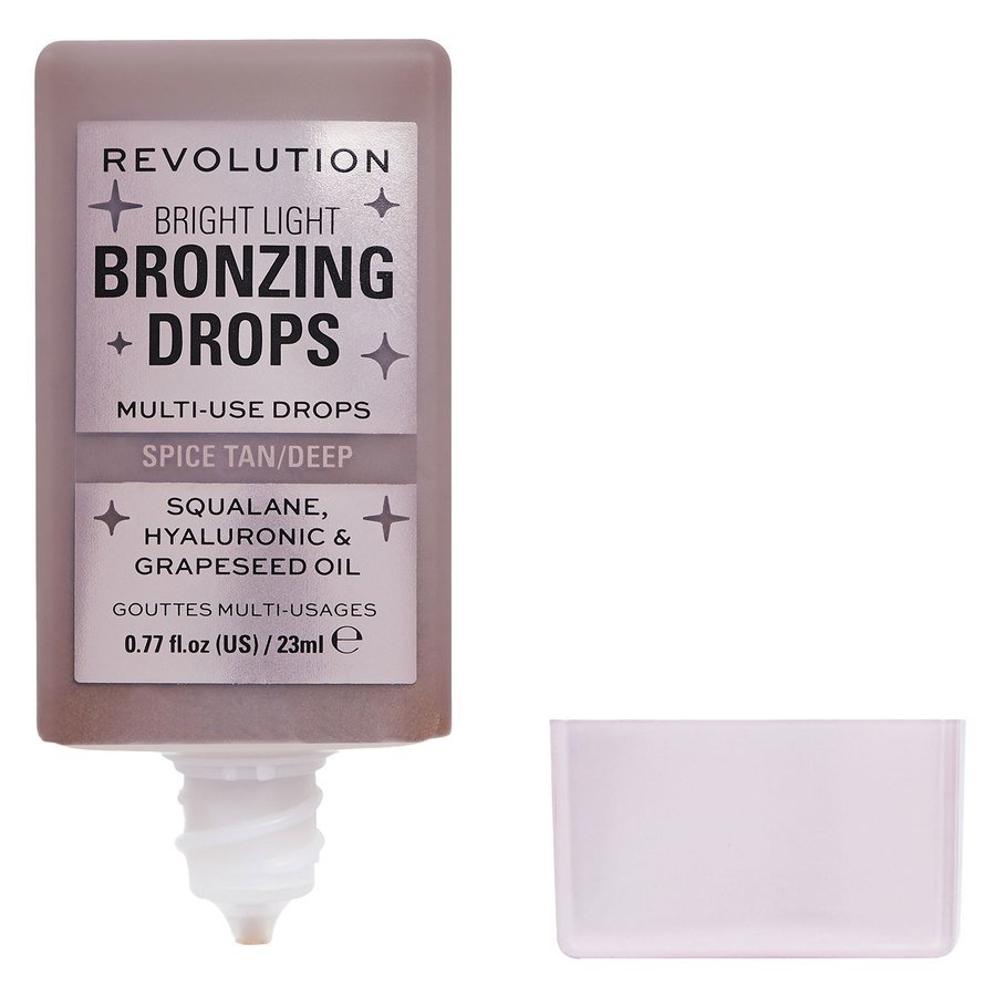 Makeup Revolution Bright Light Bronzing Drops Deep Bronze Summer Spice 23ml