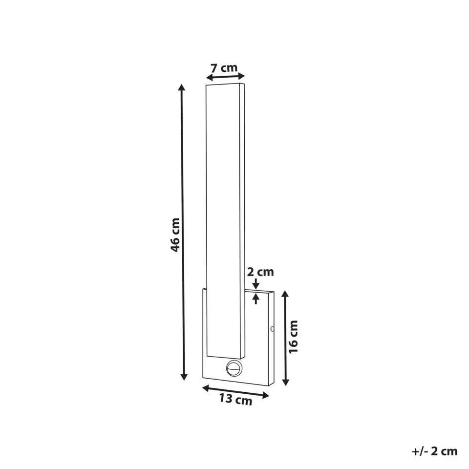 TUMMEL - Wandlamp - Zwart - Ijzer