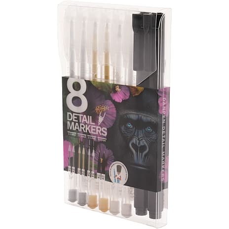 Danpen detalje markers 8-pak