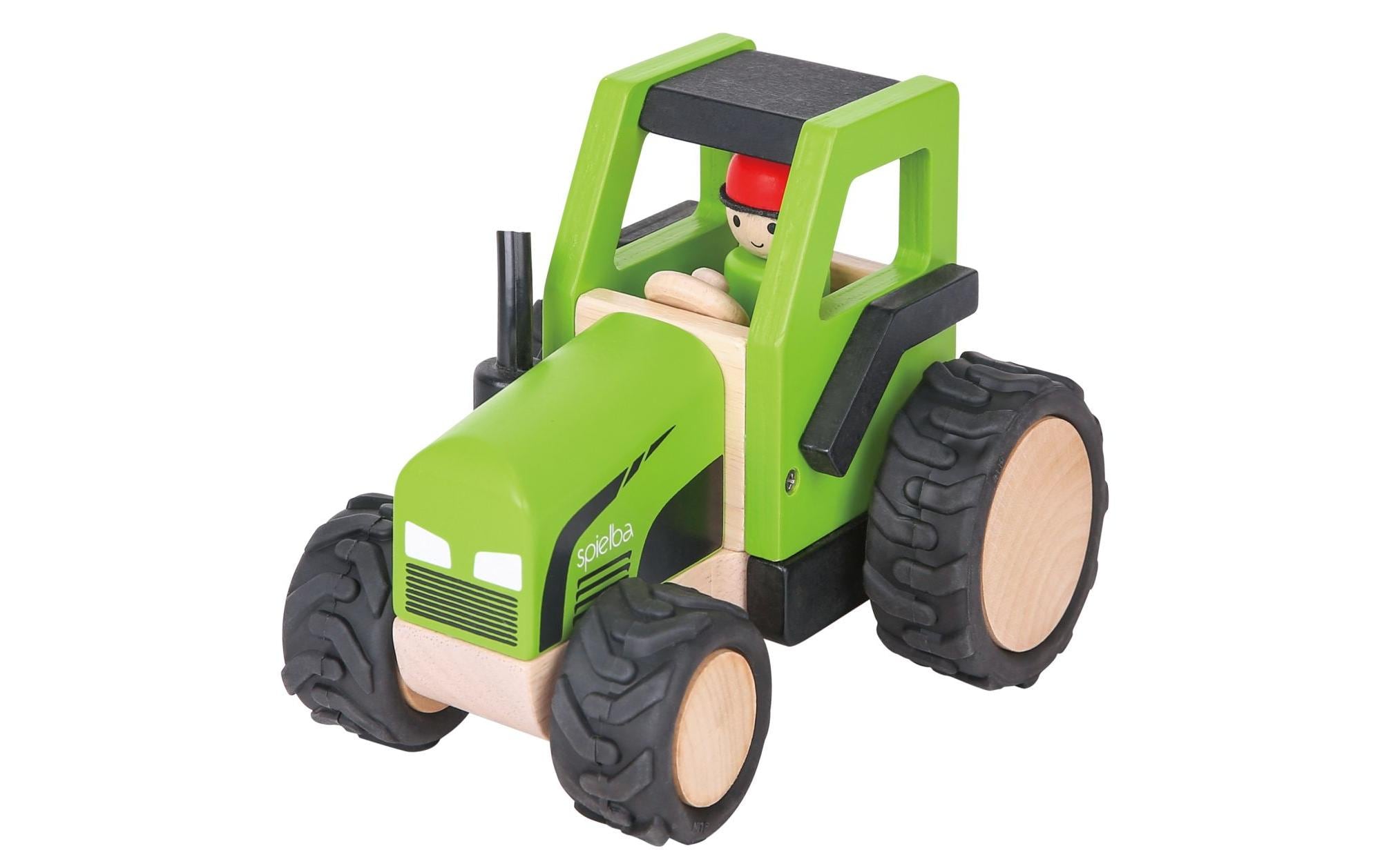 Traktor mit FigurHochwertiges Holzspielzeug