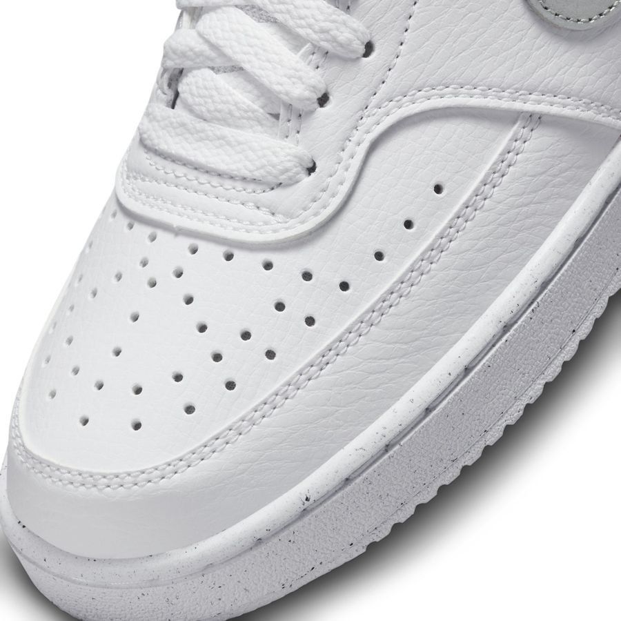 Nike Chaussures Court Vision Low Next Nature - Blanc/Argenté Femme