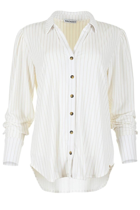 Maicazz ecru dames blouse