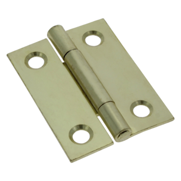 HANDSON Scharnier 50x39 mm vermessingd - 2 stuks