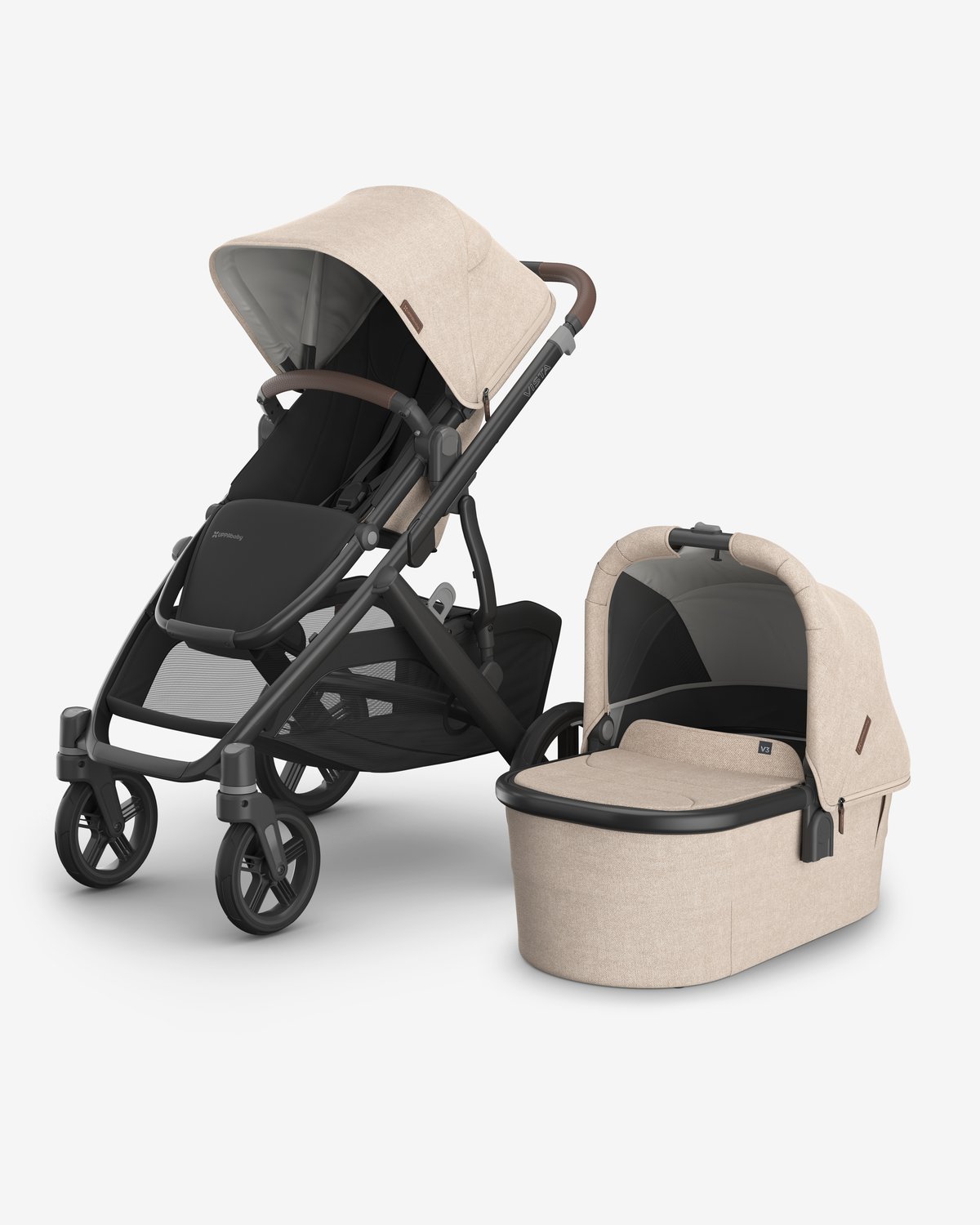 Vista V3 Duo Barnevogn – Fra Nyfødt til 22 kg/4 år