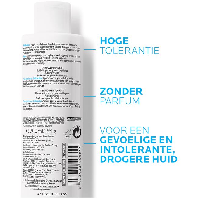 La Roche-Posay Toleriane Reinigingslotion 200 ML