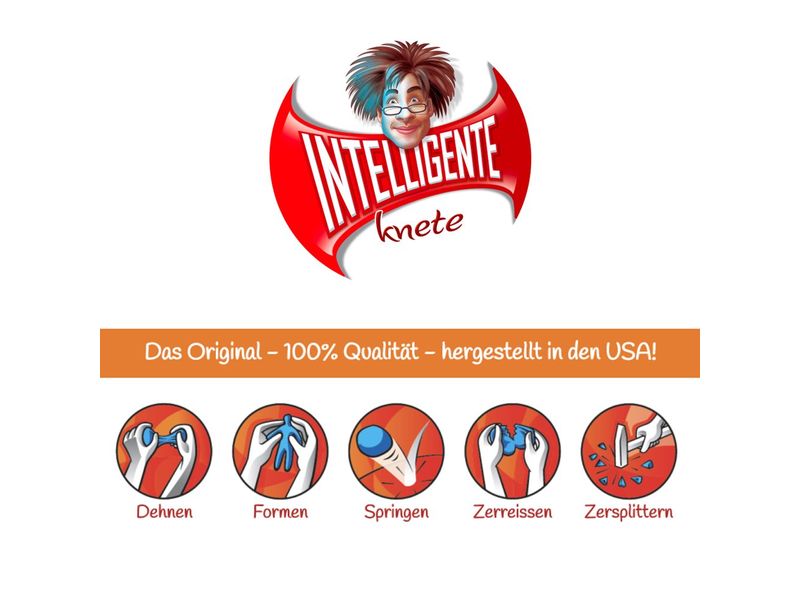 Intelligente Knete Knetmasse Pacific (Specials) 80 Gramm Clevere Knete mit besonderen Eigenschaften und in praktischer Metalldose