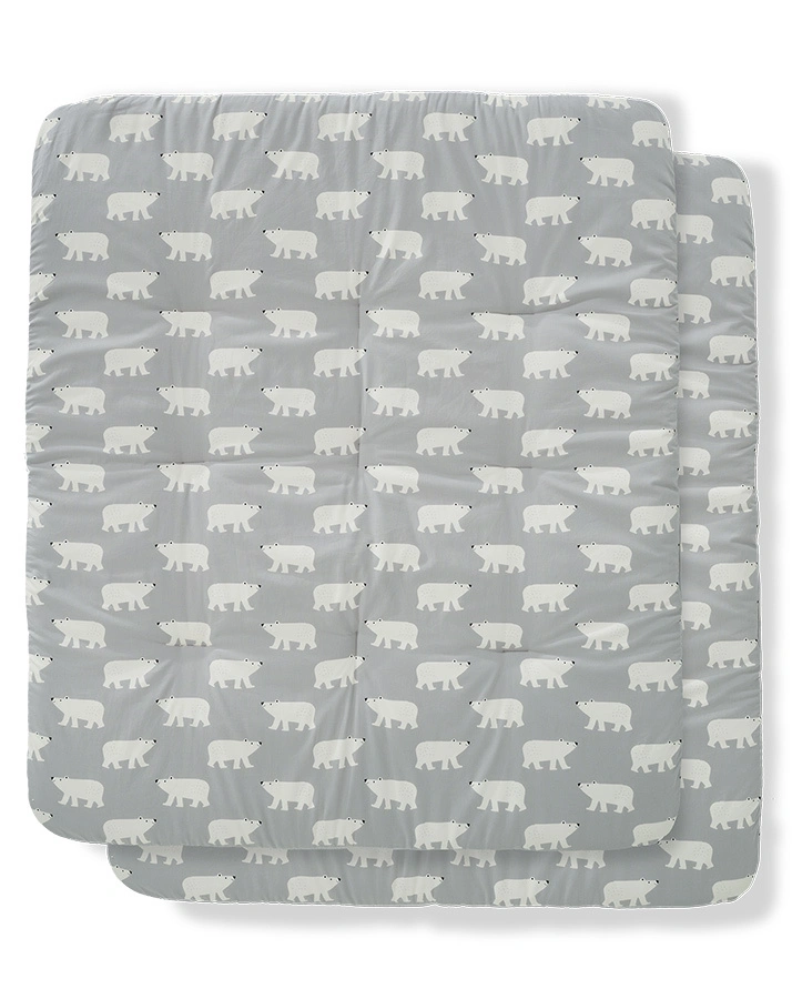 Laufgittereinlage POLAR BEAR (77x97) in grau