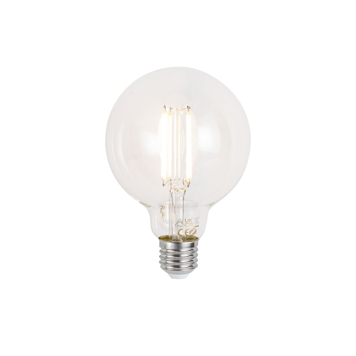 Set van 5 Smart E27 dimbare LED lampen G95 helder 7W 806 lm 2700-6500K