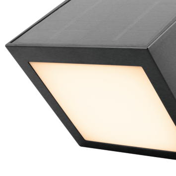 Solar buitenlamp Abel zwart