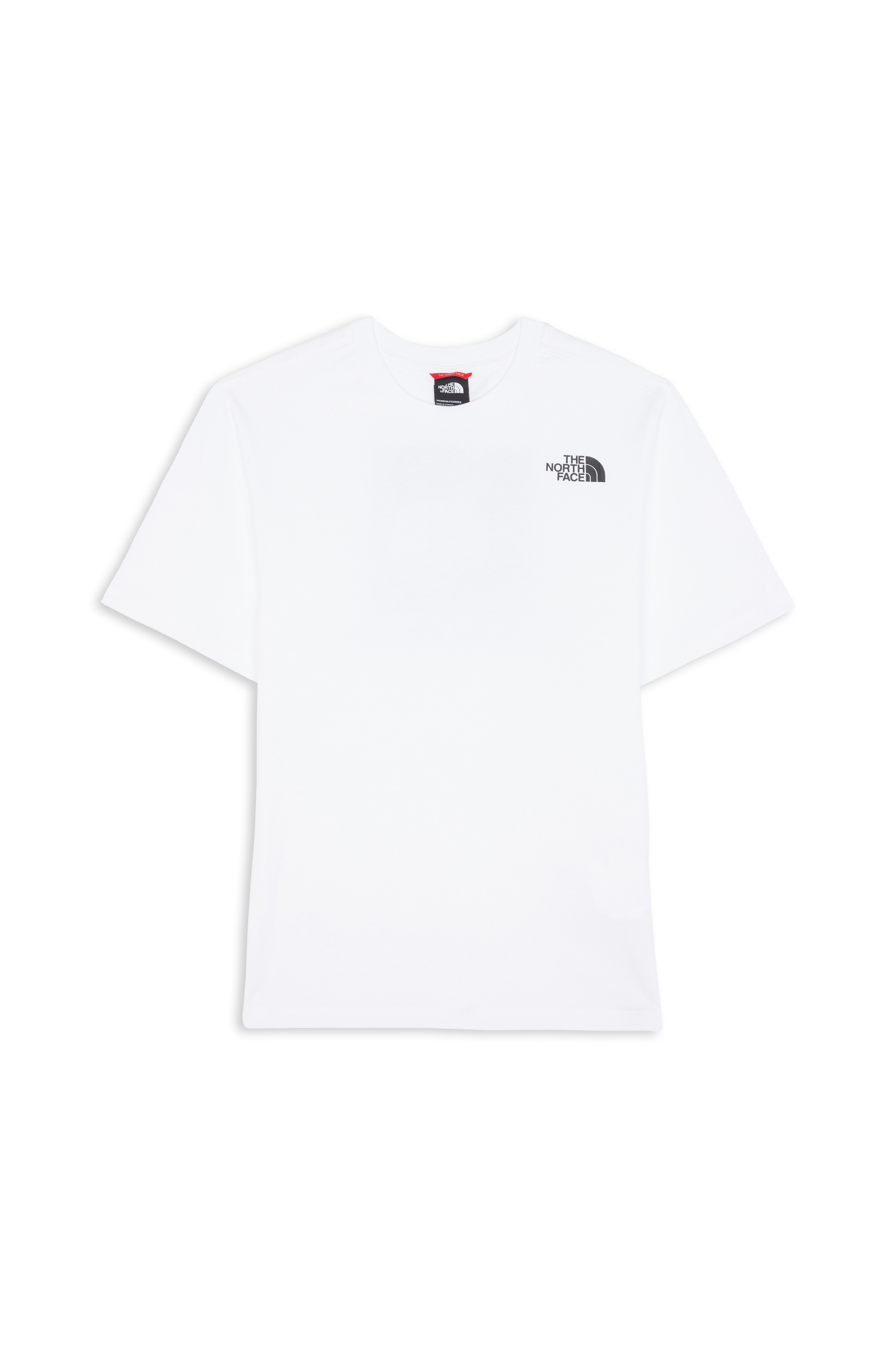 THE NORTH FACE t-shirt W RELAXED REDBOX Blanc