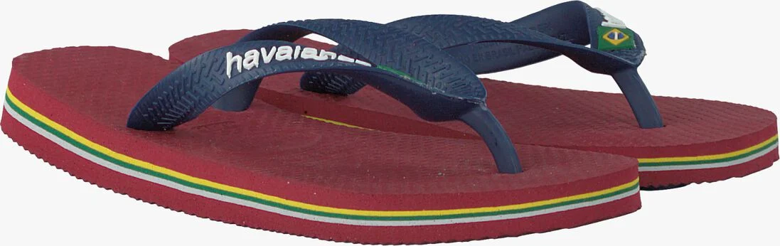 HAVAIANAS rode havaianas teenslippers brasil logo kids