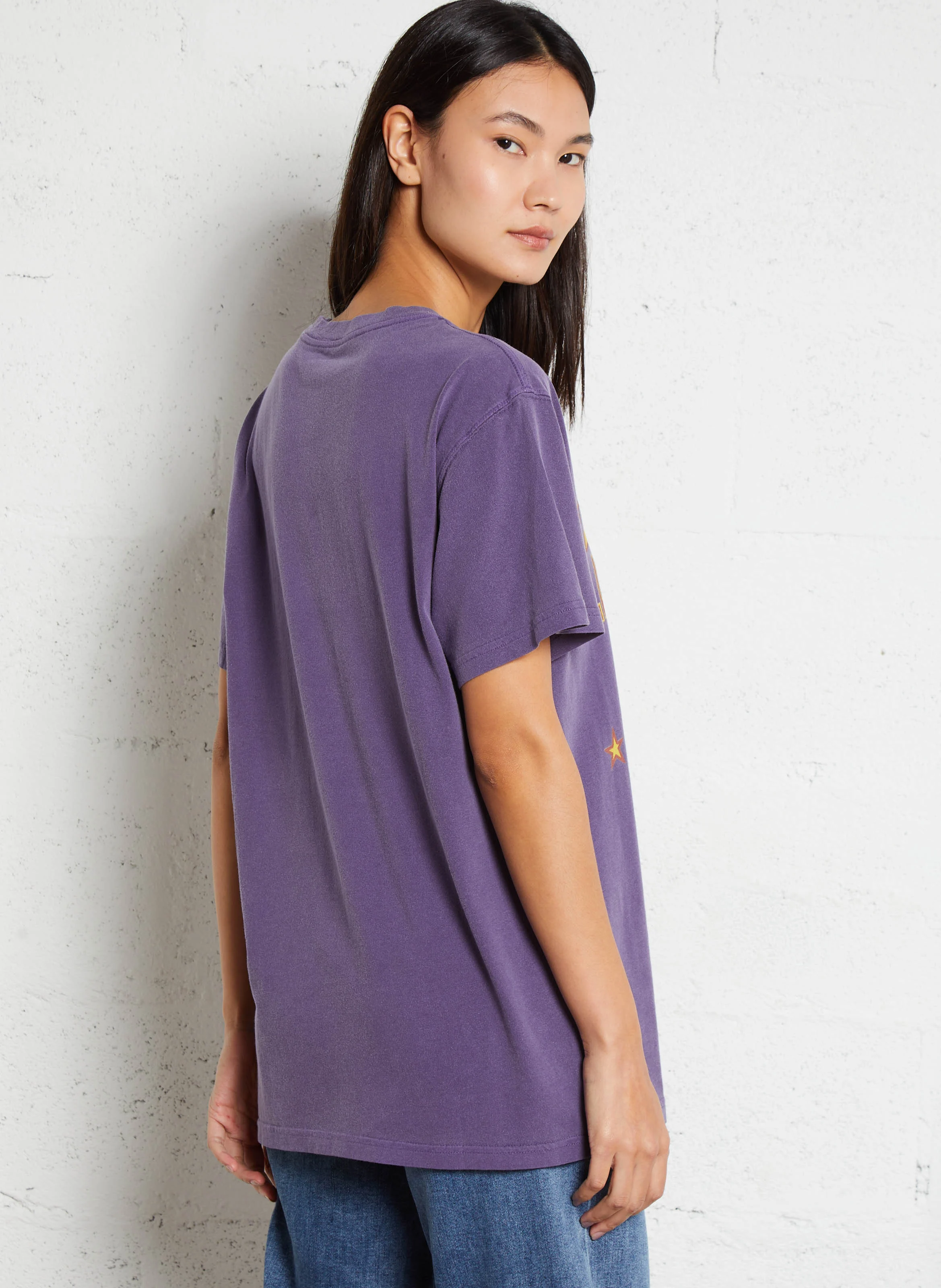 TRUCKER HARLEM - Tee-shirt en coton | Violet