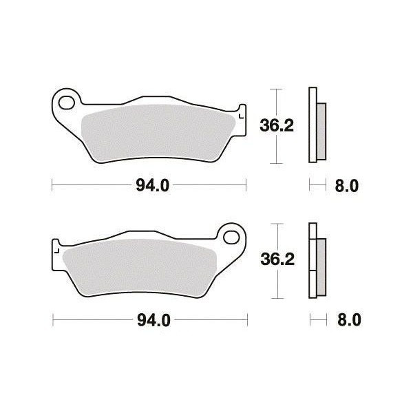 Sifam - Plaquettes de frein S1082N
