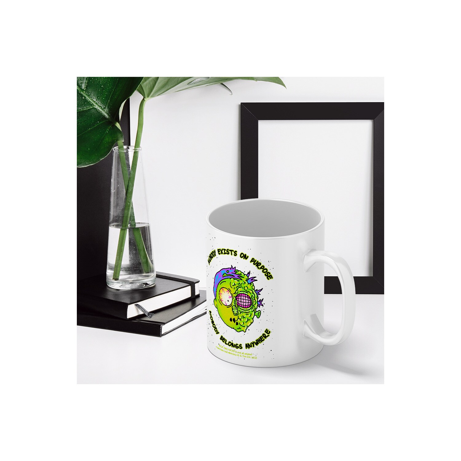 Rick and Morty Keramikbecher Muster Morty 010 Kaffee- und Teebecher