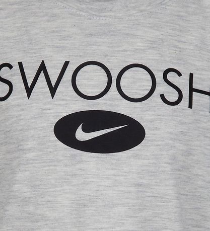 Nike Shorts Set - T-Shirt/Shorts - Swoosh - Schwarz/Grau
