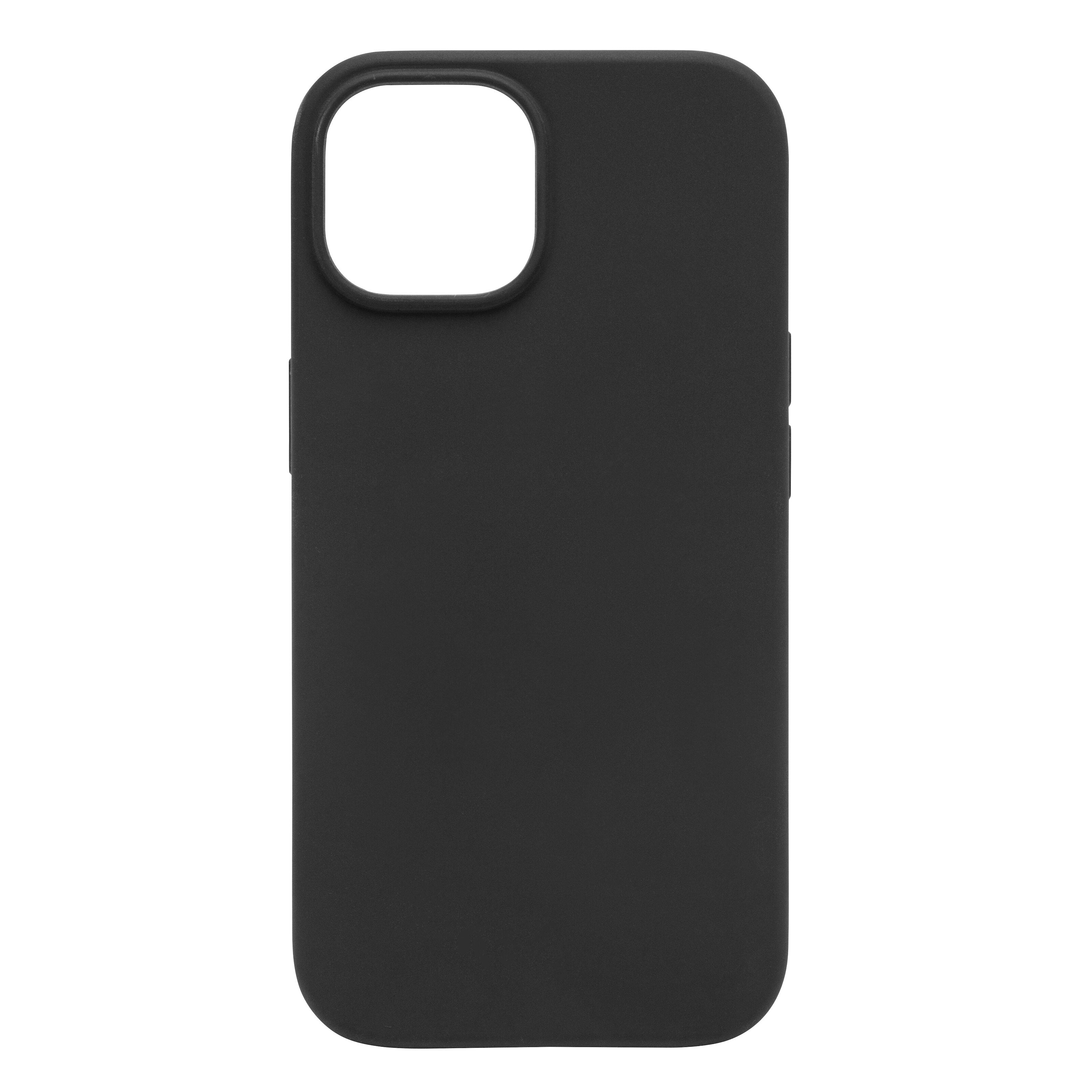 Linocell Rubber case for iPhone 15 Svart