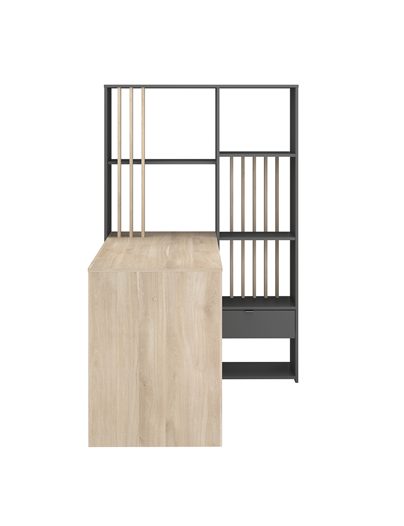 Shadow Secretary Dark Oak and Grey