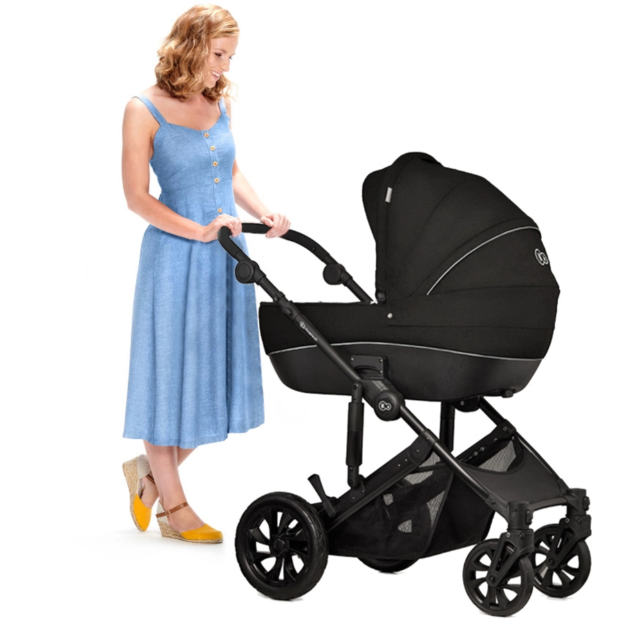 Kinderkraft Kinderwagen Prime Lite 3 in 1 Mink Pro Black
