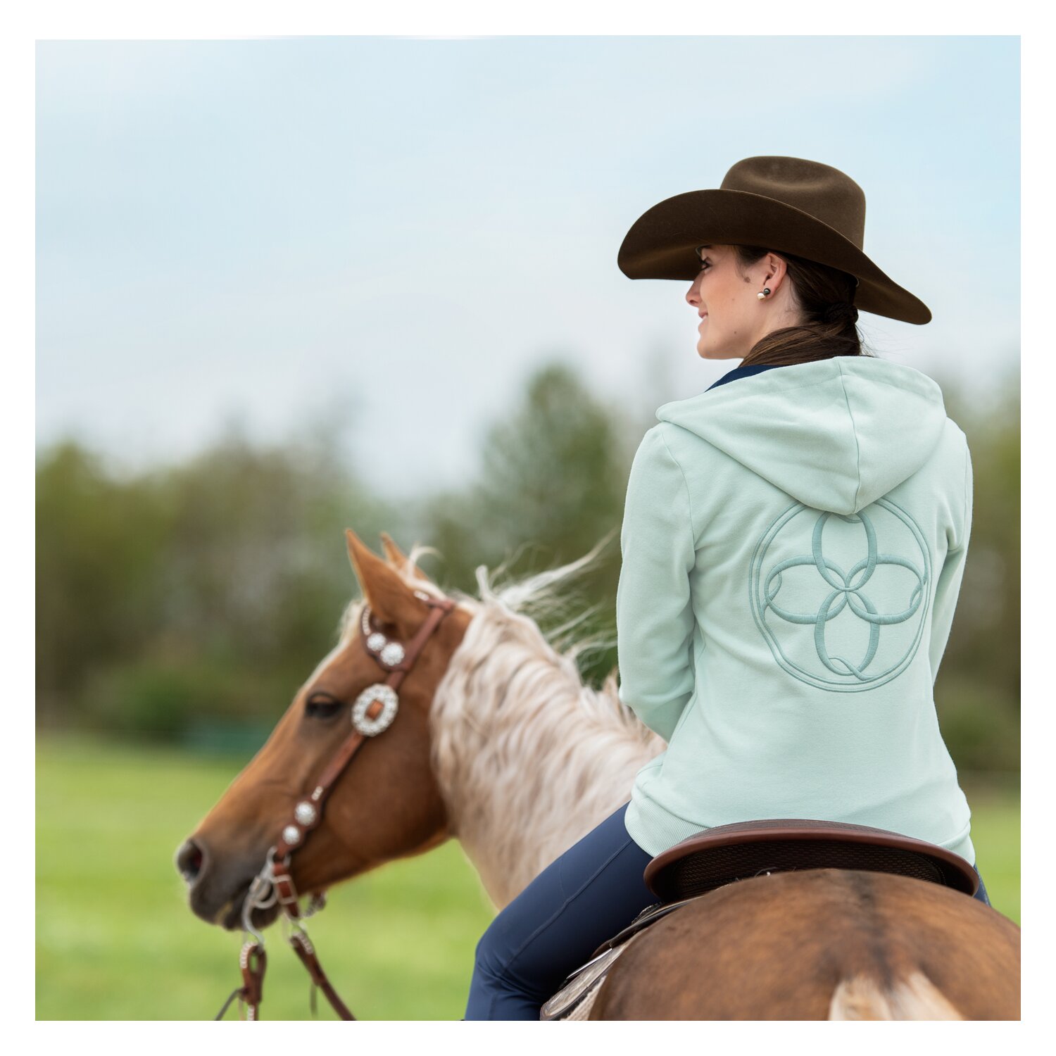 Passion 4Q Sweatjacke  - light aqua