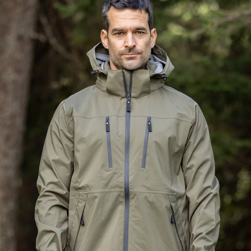 Herren Regenjacke 3 Lagen Darek ivy green