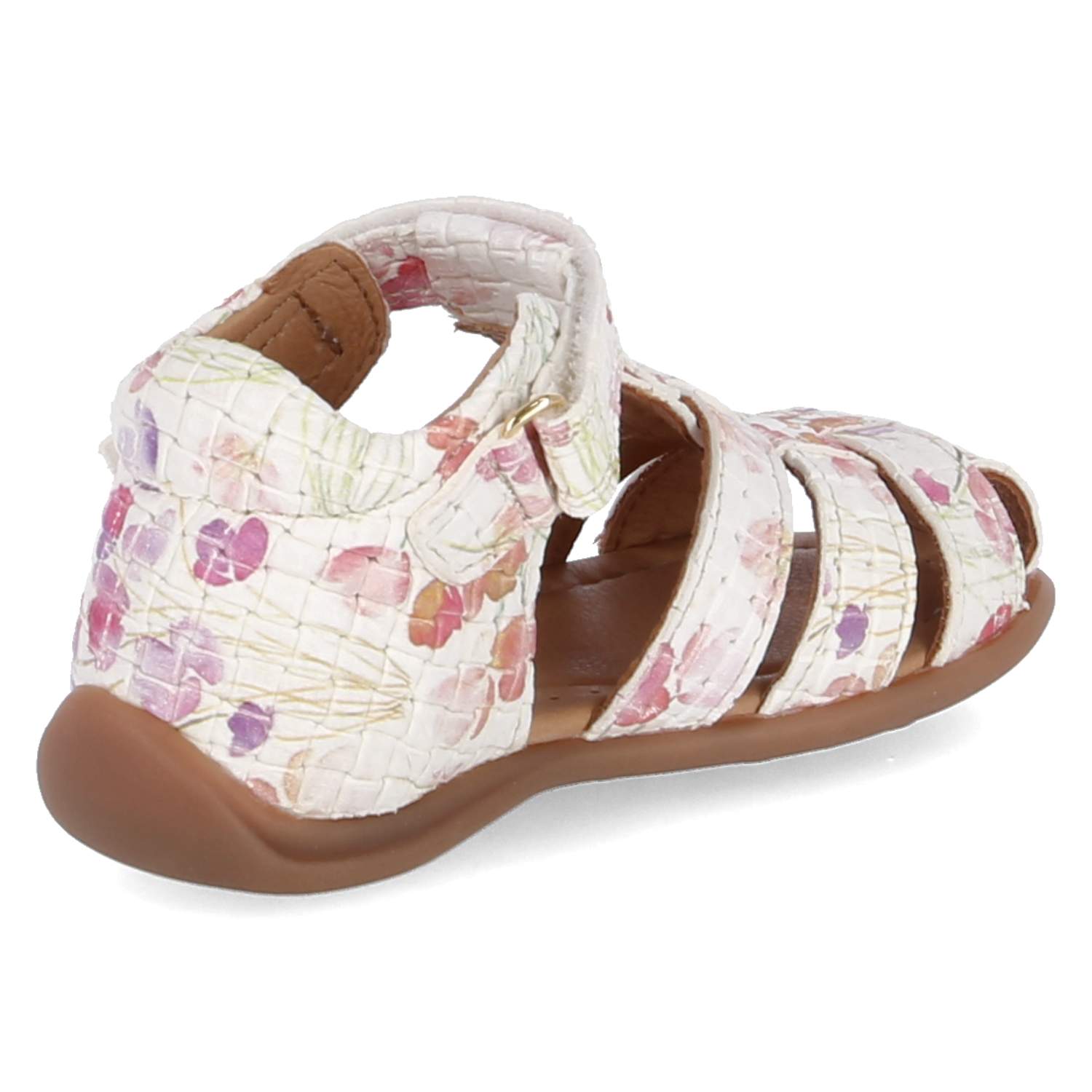 bisgaard Sandalen CARLY - flower print white