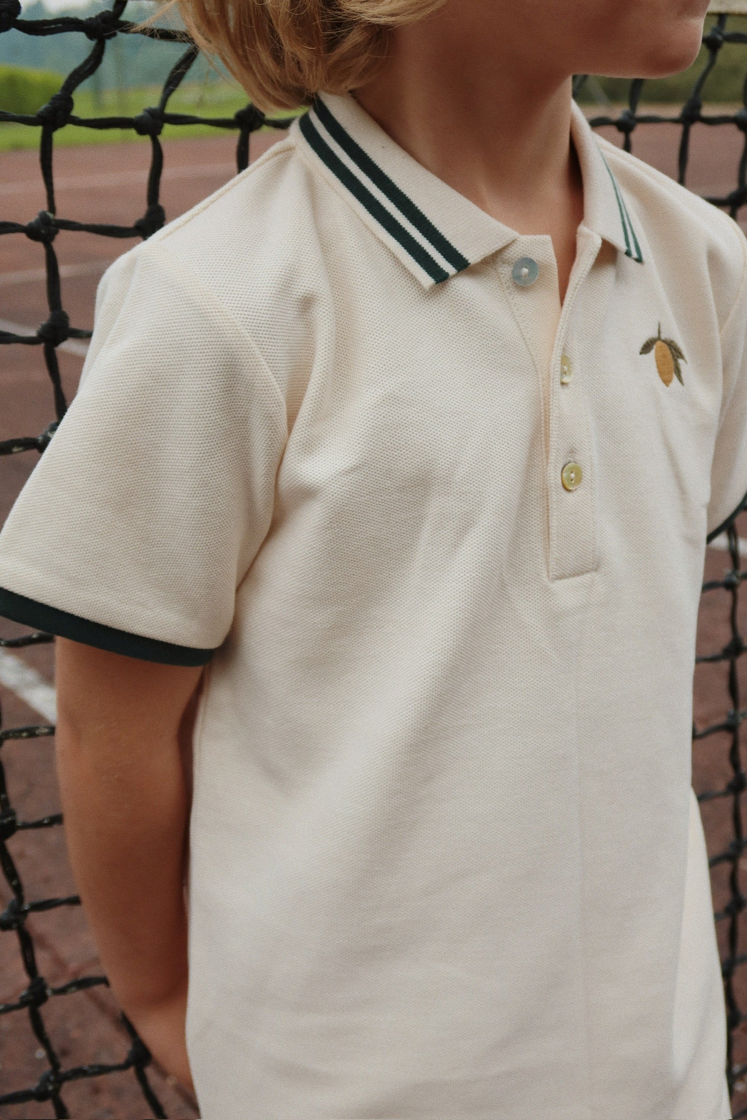Florian polo - antique white - 12M