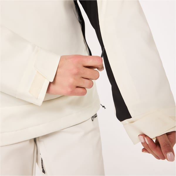 Veste de ski OAKLEY TNP TBT INSULATED ANORAK W ARCTIC WHITE/BLACKOUT