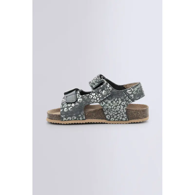 FUXIO ARGENT LEOPARD SANDALES Synthétique Fille