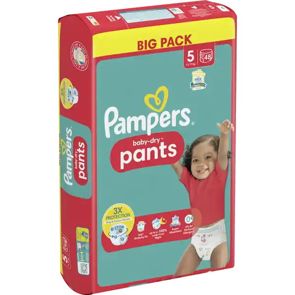 baby-dry pants Gr.5 (12-17kg) Big Pack