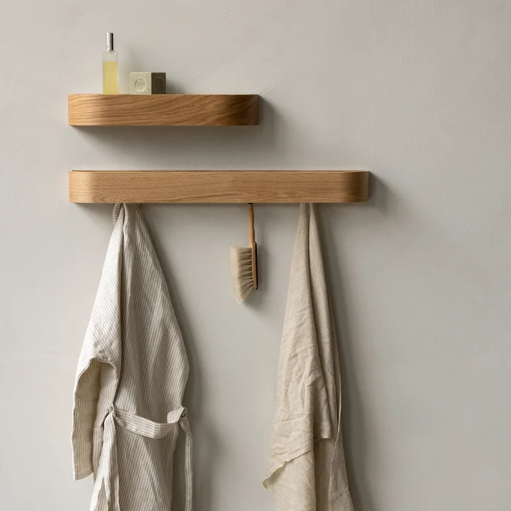 Audo - Epoch Wandgarderobe, L 50 cm, Eiche natur
