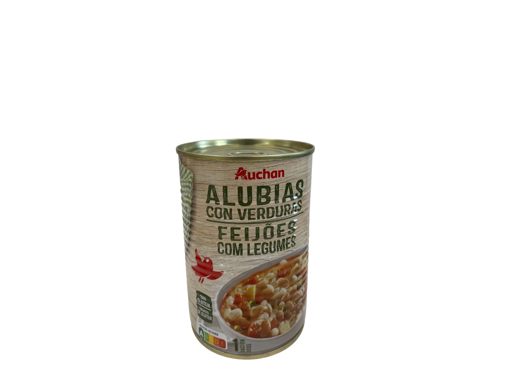 FEIJÕES COM LEGUMES AUCHAN 430G
