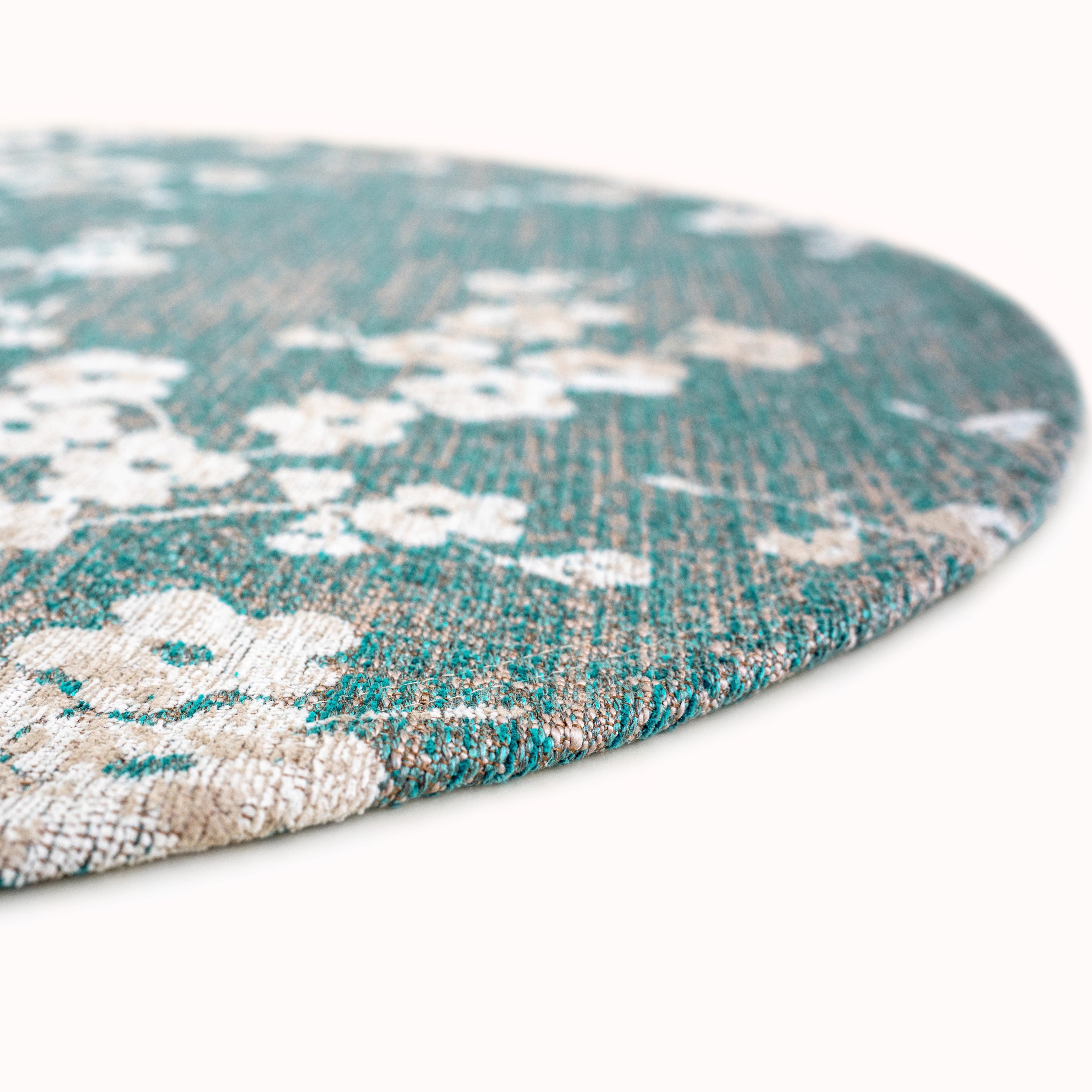 Louis de Poortere Sakura Vloerkleed Ã 240 cm - Lake Blue