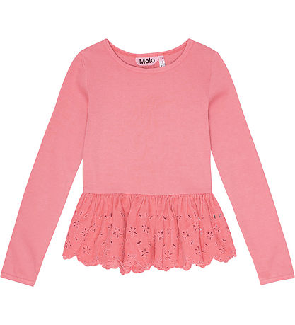 Molo Bluse - Rib - Riana - Flamingo Plume