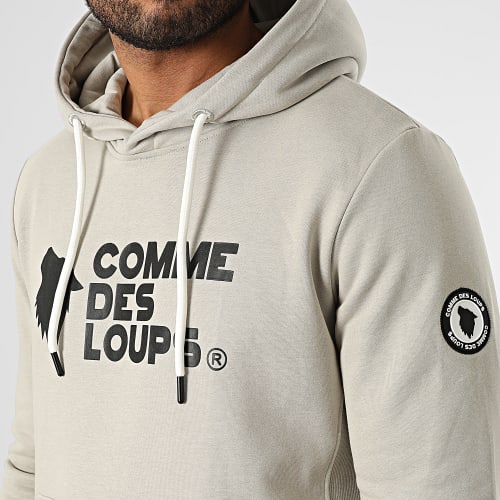 Sweat Capuche Rio Gris Beige