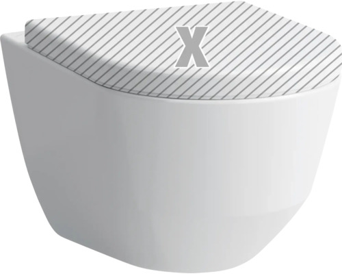 LAUFEN wandcloset Pro, diepspoel, randloos, glanzend wit, zonder toiletzitting H8209660000001