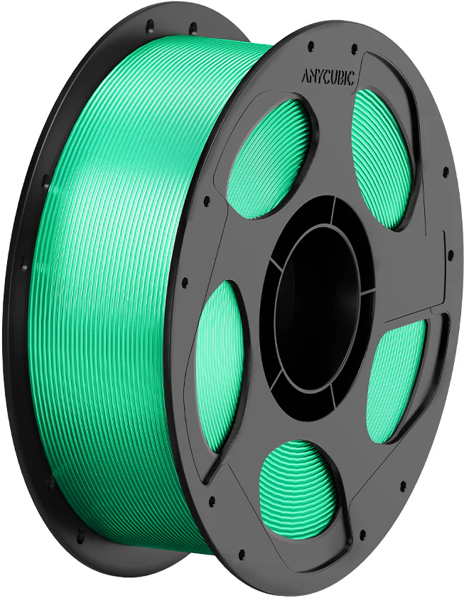 Anycubic  PETG Translucent Green, 1,75 mm / 1000 g    Zuverlässiger Allrounder für stabile & langlebige Drucke in Translucent Green