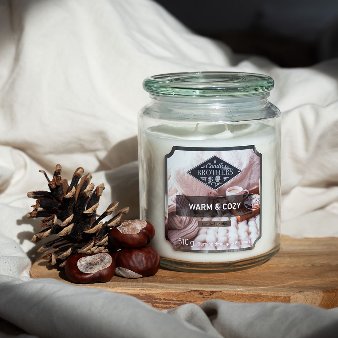 Bougie parfumée - Warm & Cozy - Muguet & patchouli - 510 g