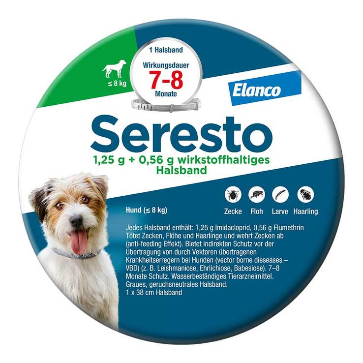Seresto Halsband für kleine Hunde bis 8 kg, 1 St
