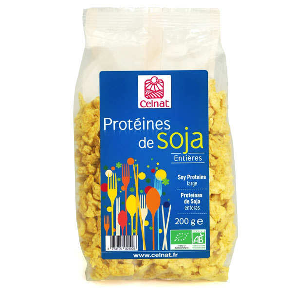 Protéines de soja entières bio
