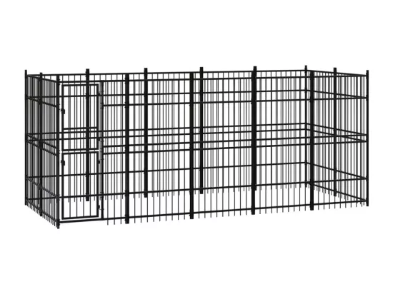 Chenil cage enclos pac noire 480 x 192 x 200 cm 02_0041888