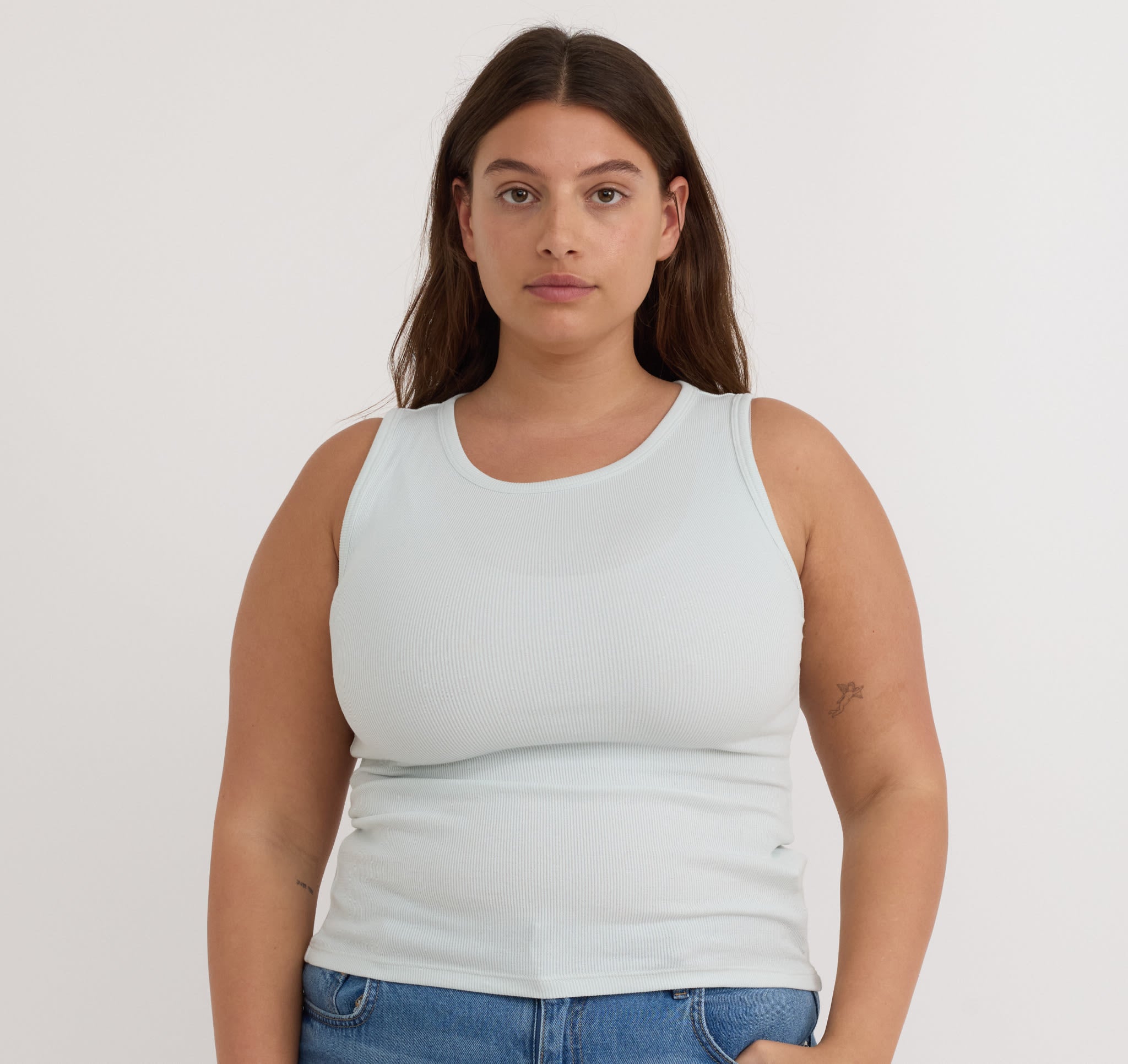 ORGANIC COTTON<br>Core Rib Tank Top