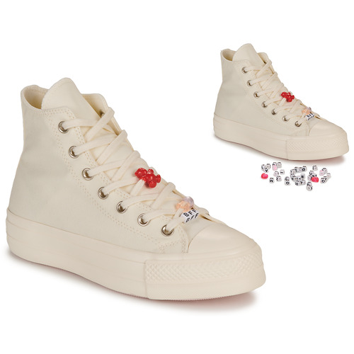 Converse - CHUCK TAYLOR ALL STAR LIFT-POP WORDS - Blanc