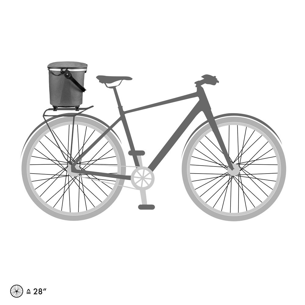 Ortlieb Up-Town Rack Urban 17,5l Fahrradkorb pepper